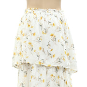 HappyxNature Kate Hudson Tiered Maxi Skirt S