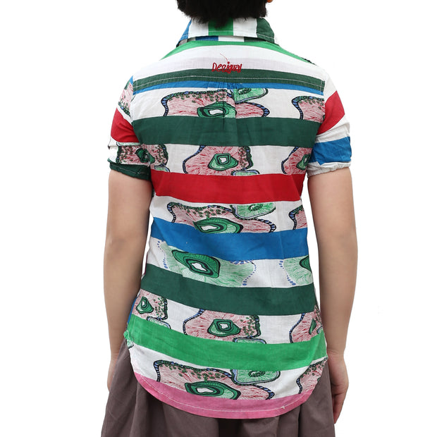 Desigual Kids Girls Printed Shirt Blouse Top
