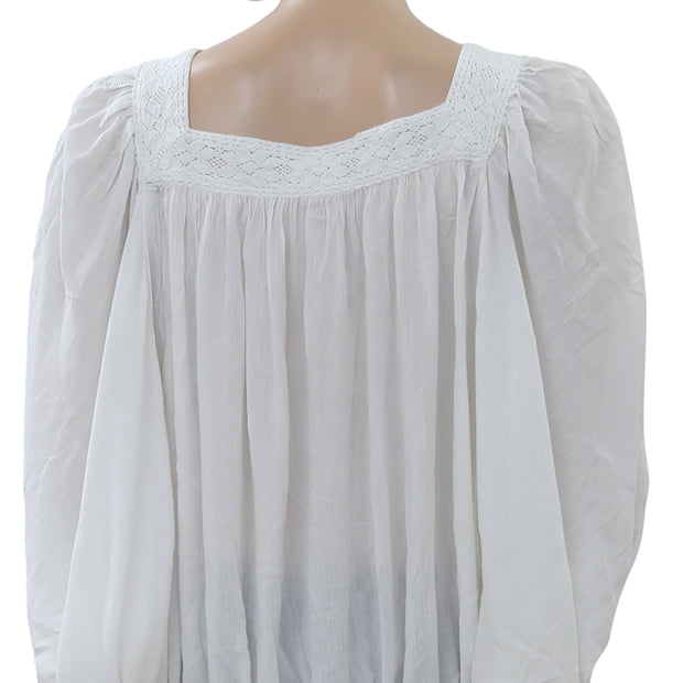 Denim & Supply Ralph Lauren Crochet Lace Tunic Top
