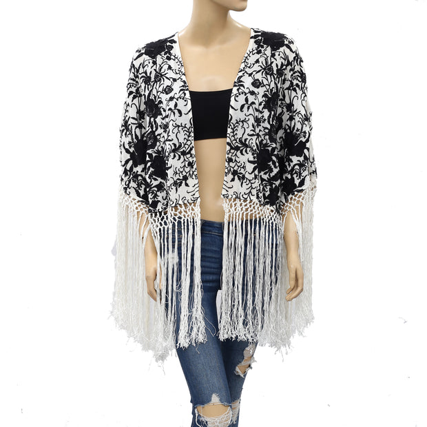 Denim & Supply Ralph Lauren Floral Embroidered Coverup Top XS/S