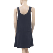 Berenice Shimmer Embroidered Tunic Mini Dress S