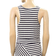 April Cornell Striped Printed Maxi Dress S