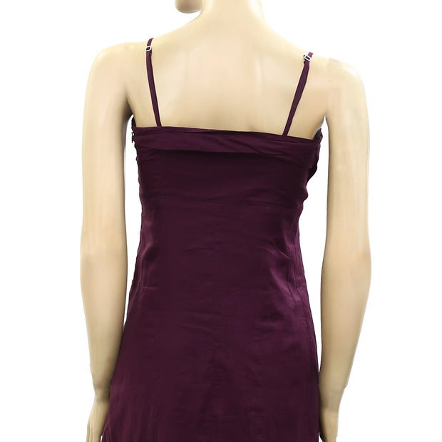 Free People Solid Pleated Mini Dress S