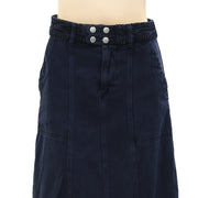 Sea New York Nyla Twill Midi Skirt XS-2