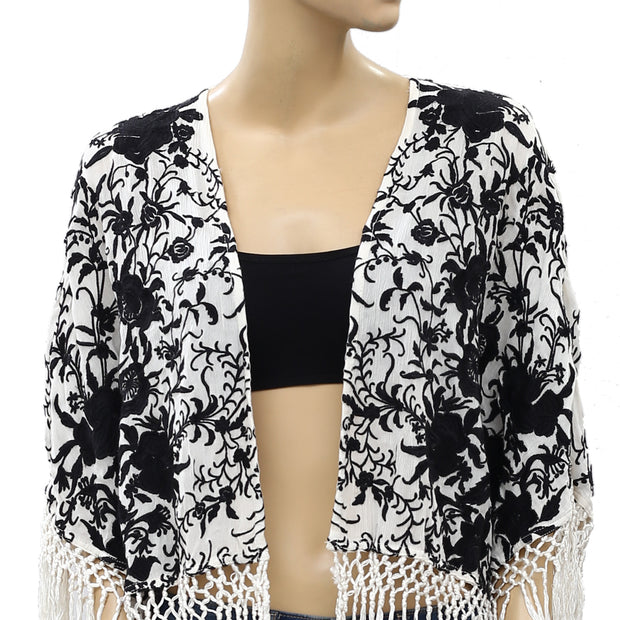 Denim & Supply Ralph Lauren Floral Embroidered Coverup Top XS/S