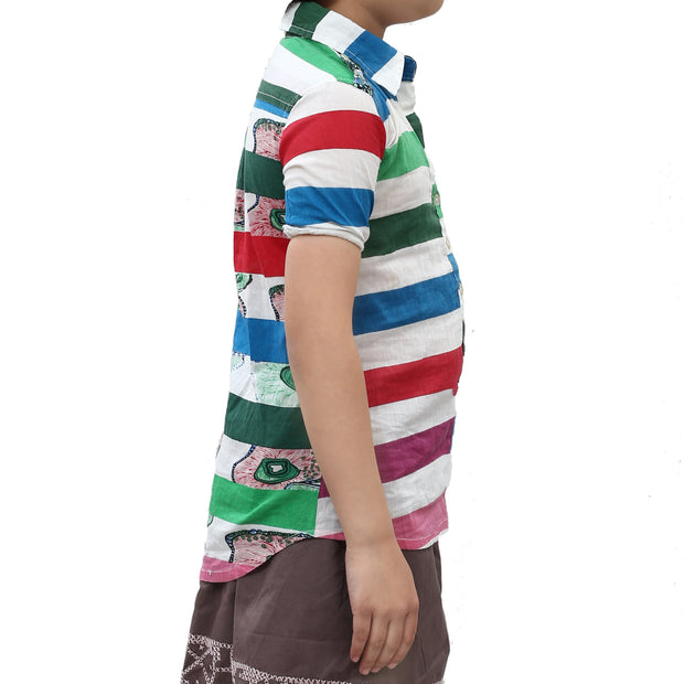 Desigual Kids Girls Printed Shirt Blouse Top