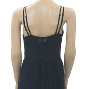 Abercrombie & Fitch Lace Embroidered Maxi Dress S