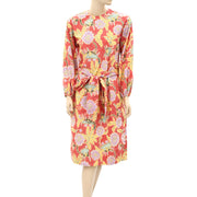 Rhode Resort Cotton-Poplin Athena Midi Dress XS