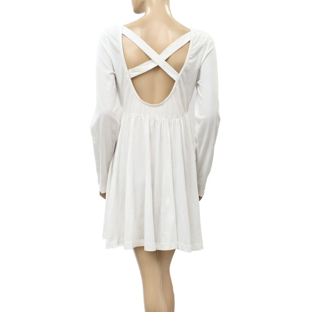 Daily Practice by Anthropologie Square-Neck Mini Dress  S