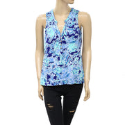 Lilly Pulitzer Essie Printed Tank Blouse Top