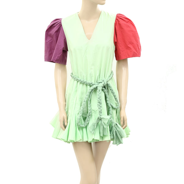 Rhode Resort Vivienne Ella Ruffle Mini Dress XS