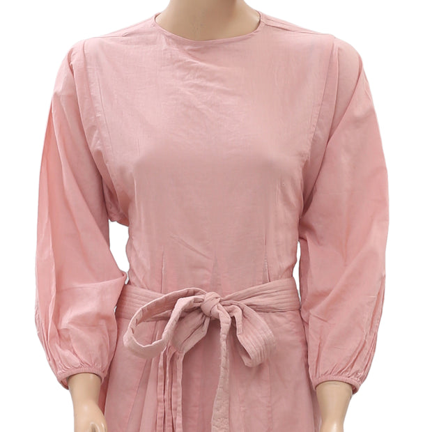 Rhode Resort Devi Blush Midi Dress XS