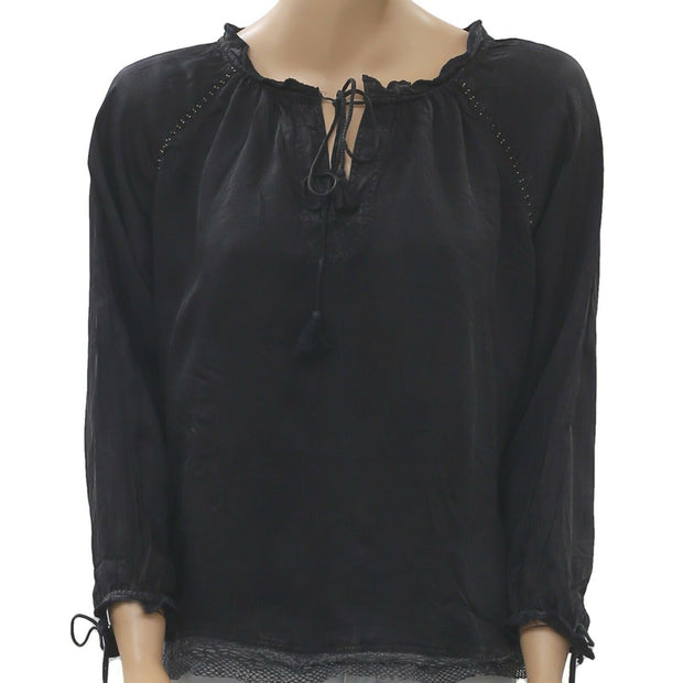 Zadig &amp; Voltaire Theresa 蕾丝衬衫上衣 XS