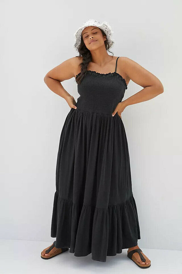 Daily Practice by Anthropologie Flounced Maxi Dress