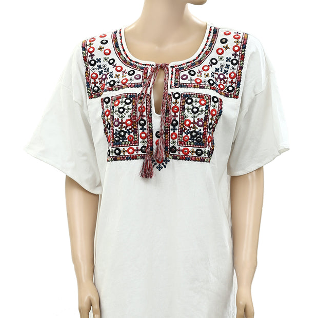 Kimchi Blue Urban Outfitters Mirror Embroidered Mini Dress M