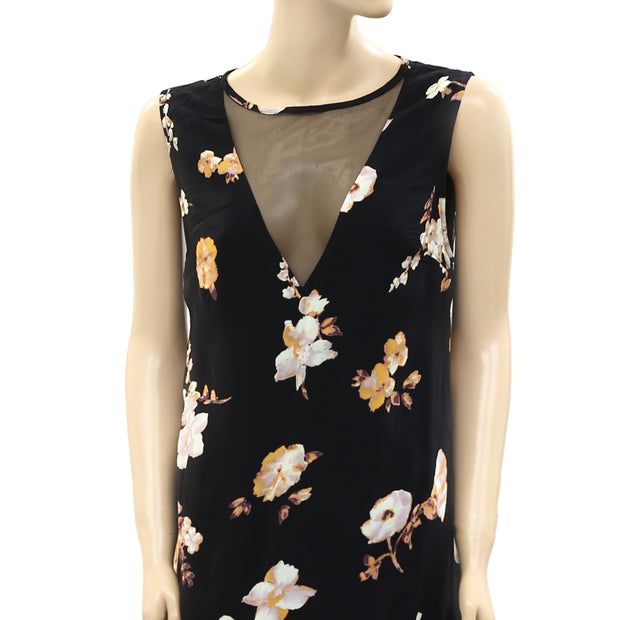 Silence + Noise Urban Outfitters Floral Printed Shift Mini Dress S