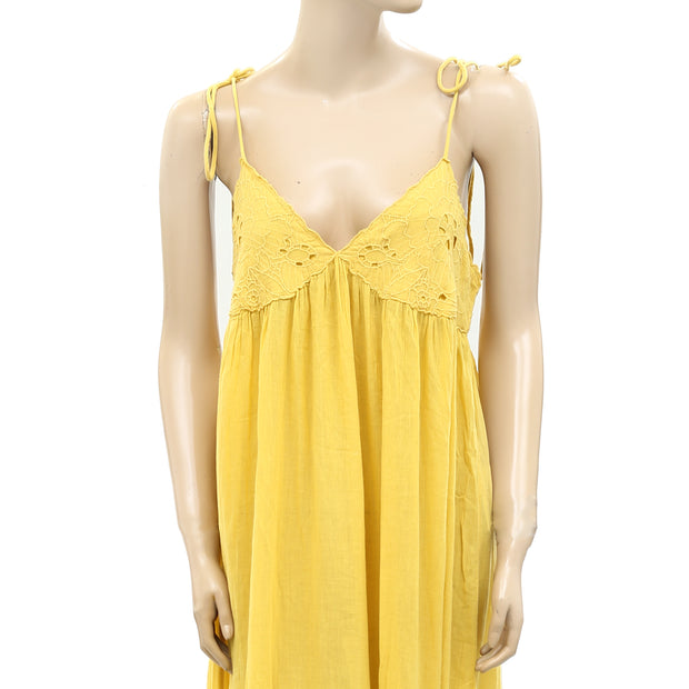 ASOS Lace Cup Babydoll Beach Maxi Dress S