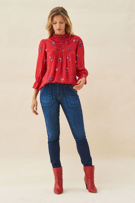 BA&SH Cluny Blouse Top S