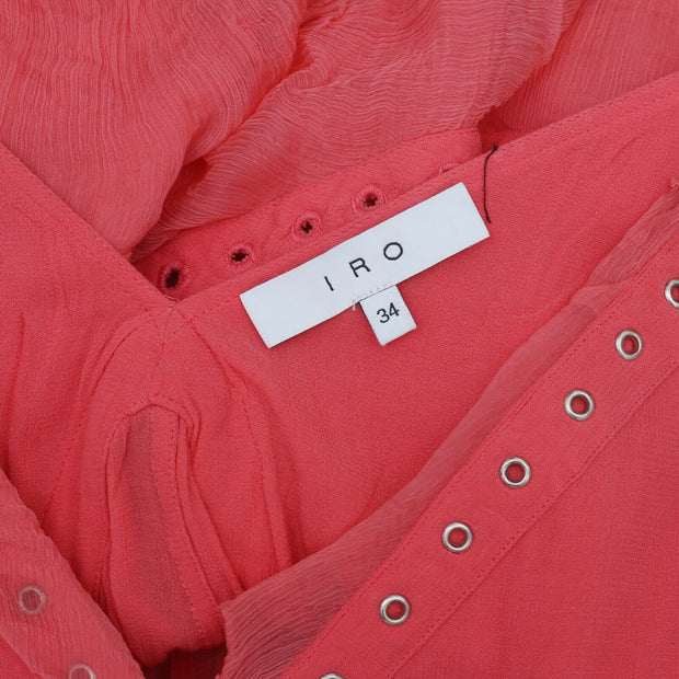 IRO Sackson Studded Blouse Top XS 34