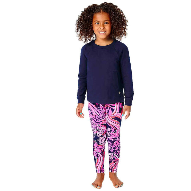 Lilly Pulitzer Girls Luxletic Mini Beach Comber Sweatshirt