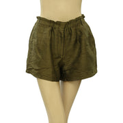 RHODE Resort Natty Silk Canvas Shorts S