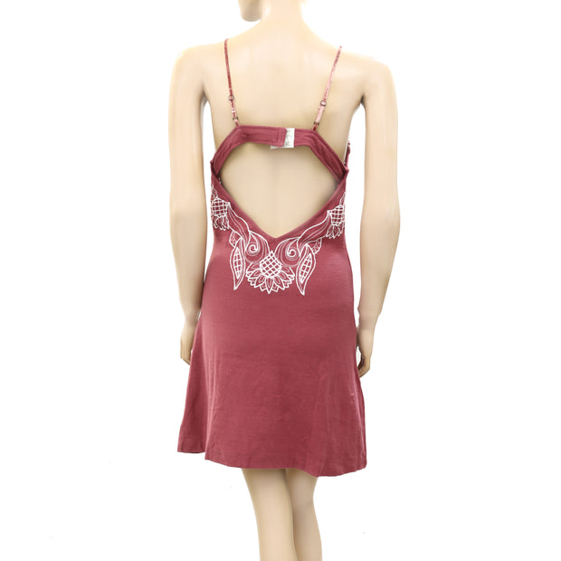 Free People FP New Romantics Blossom Slip Mini Dress S