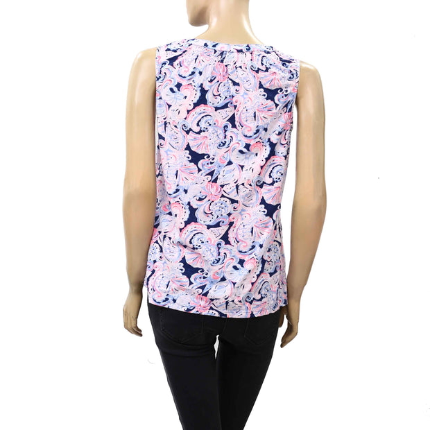 Lilly Pulitzer Essie Paisley Printed Tank Top