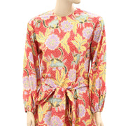 Rhode Resort Cotton-Poplin Athena Midi Dress XS