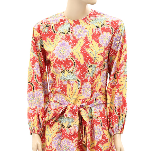 Rhode Resort Cotton-Poplin Athena Midi Dress XS