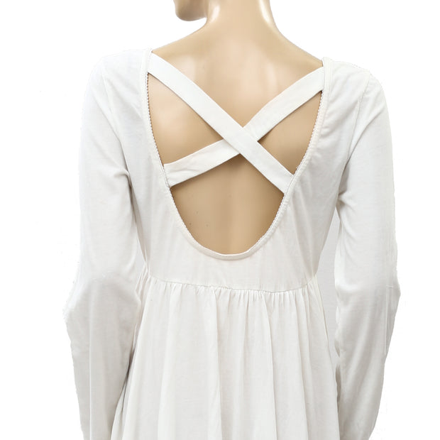 Daily Practice by Anthropologie Square-Neck Mini Dress  S