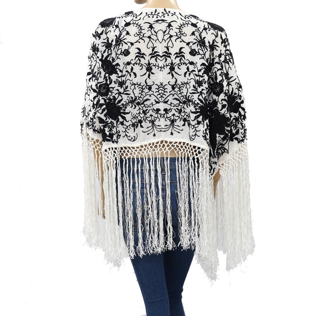 Denim & Supply Ralph Lauren Floral Embroidered Coverup Top XS/S