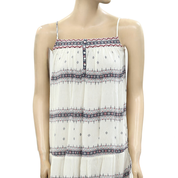 Ecote Urban Outfitters Printed High Low Tunic Mini Dress XXS
