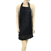 Alysi Sequin Embellished Mini Tunic Dress XS