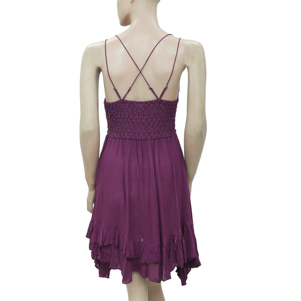 Free People FP One Adella Slip Mini Dress