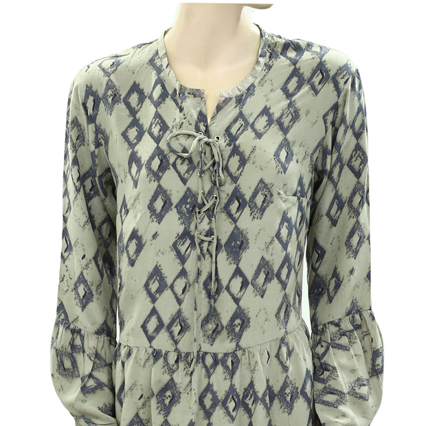 Zadig & Voltaire Printed Tunic Shift Mini Dress S