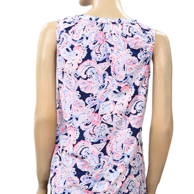 Lilly Pulitzer Essie Paisley Printed Tank Top