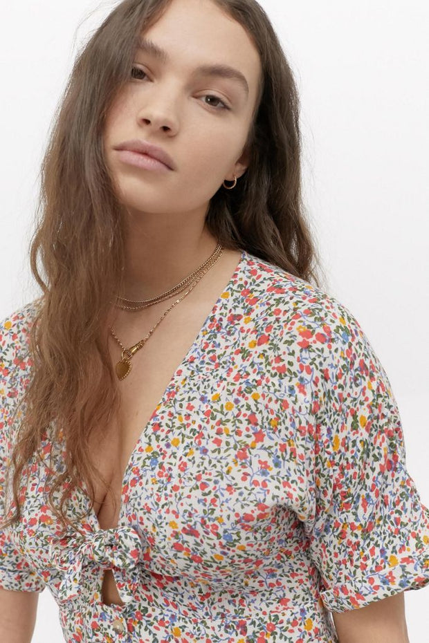 Urban Outfitters Dawn Floral Midi Dress S