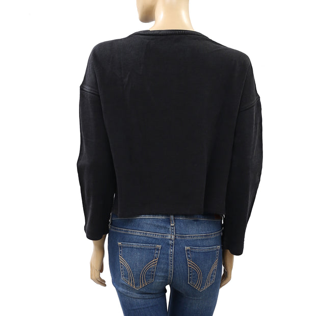 Ecote Urban Outfitters Embroidered Pullover Top S