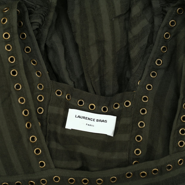 Laurence Bras Paris 铆钉装饰衬衫上衣 S