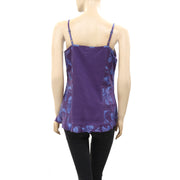 Mais Il Est Ou Le Soleil Printed Cami Blouse Top M-38