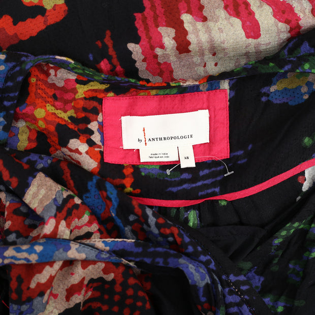 Anthropologie Astrid Needlepoint Printed Mini Dress S