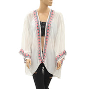 Ecote Urban Outfitters Embroidered Coverup Top M