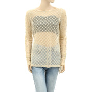 Free People Cross My Heart Tunic Top