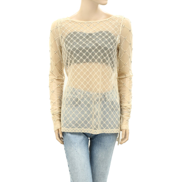 Free People Cross My Heart Tunic Top