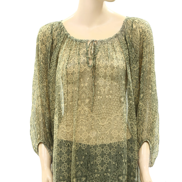 Mes Demoiselles Paris Corbusier Coverup Sheer Top