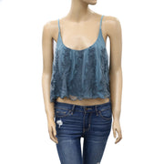 Kimchi Blue Urban Outfitters Scalloped-Edge Swing Cami Top