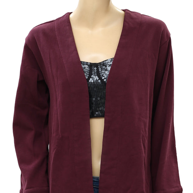 Soft Surroundings Solid Cardigan Cover-up Top