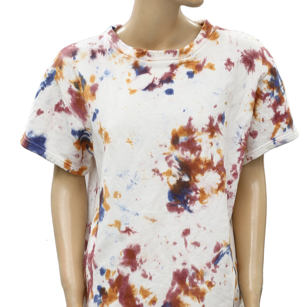Out From Under Urban Outfitters Tie & Dye Printed Blouse Top