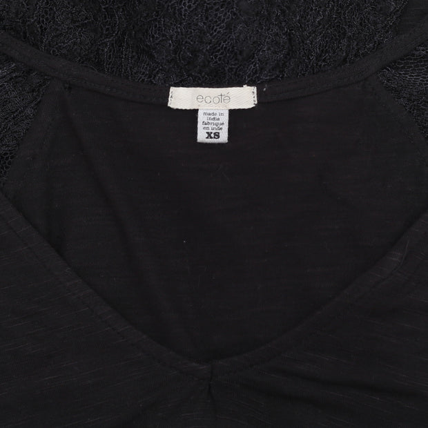 Ecote Urban Outfitters Mesh Embroidered Tunic Top XS