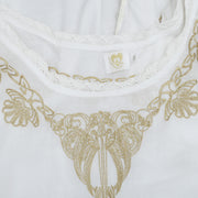 Mai 68 Shimmer Pom Pom Embroidered Mini Dress XS